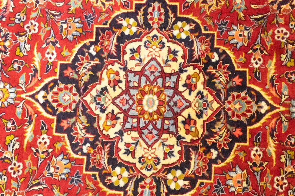 Persisk teppe - Keshan - 358 x 248 cm - rød