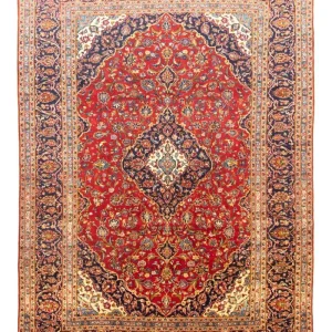 Persisk teppe - Keshan - 358 x 255 cm - rød