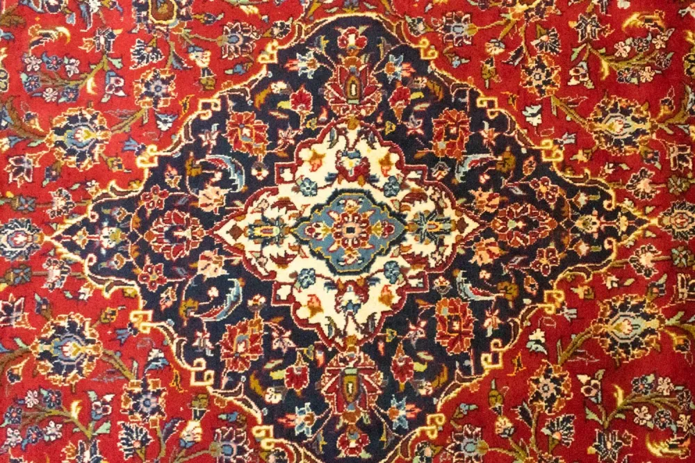 Persisk teppe - Keshan - 358 x 255 cm - rød