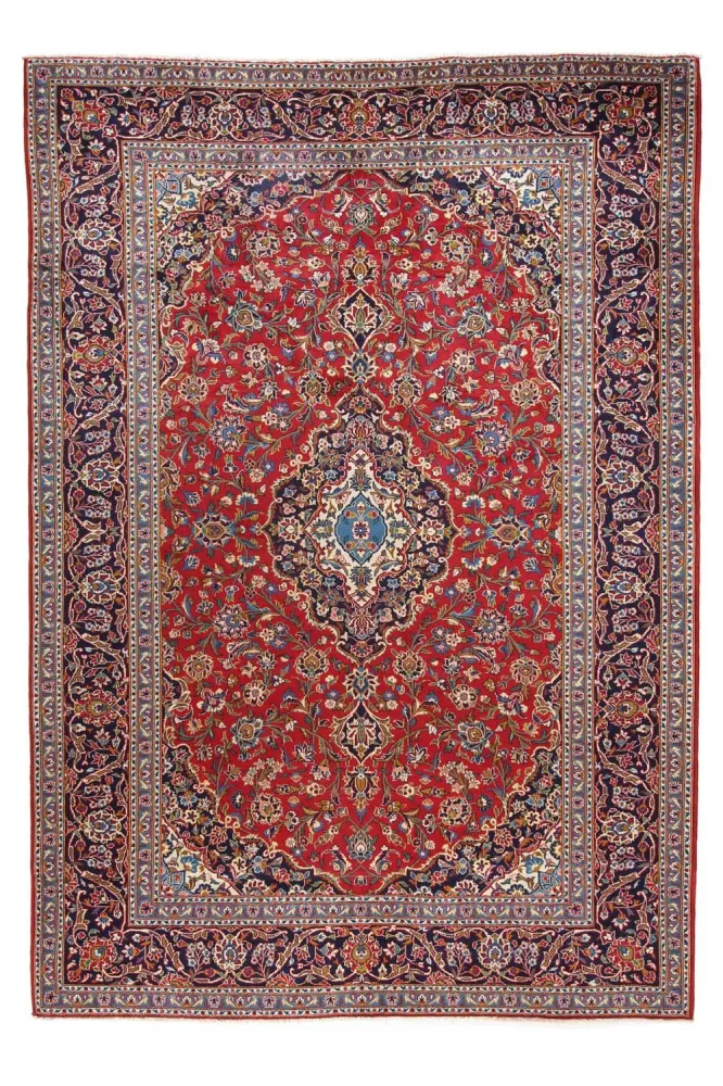 Persisk teppe - Keshan - 359 x 252 cm - rød