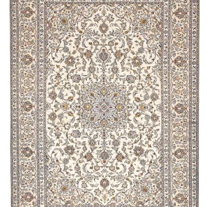 Persisk teppe - Keshan - 360 x 245 cm - mørk beige