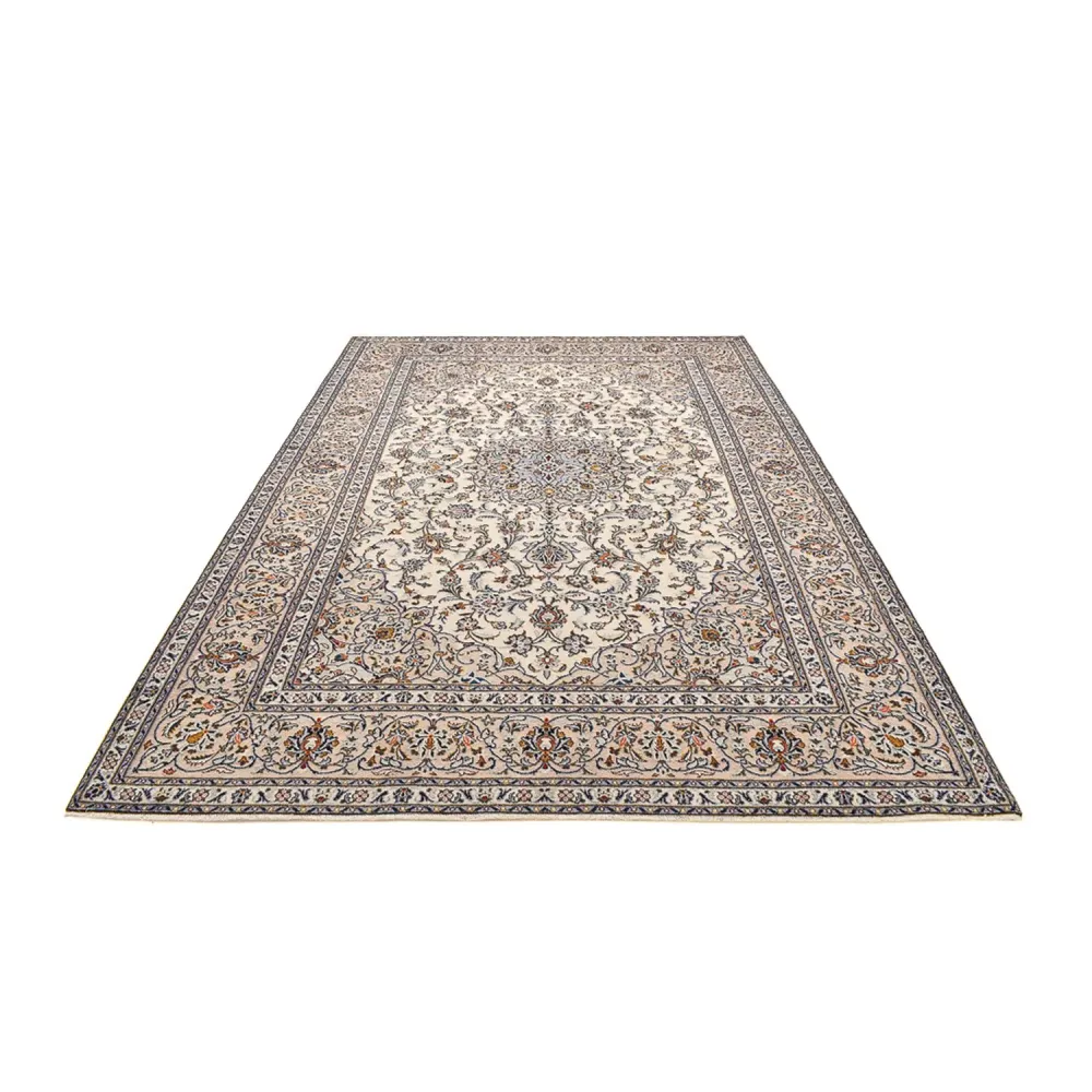 Persisk teppe - Keshan - 360 x 245 cm - mørk beige