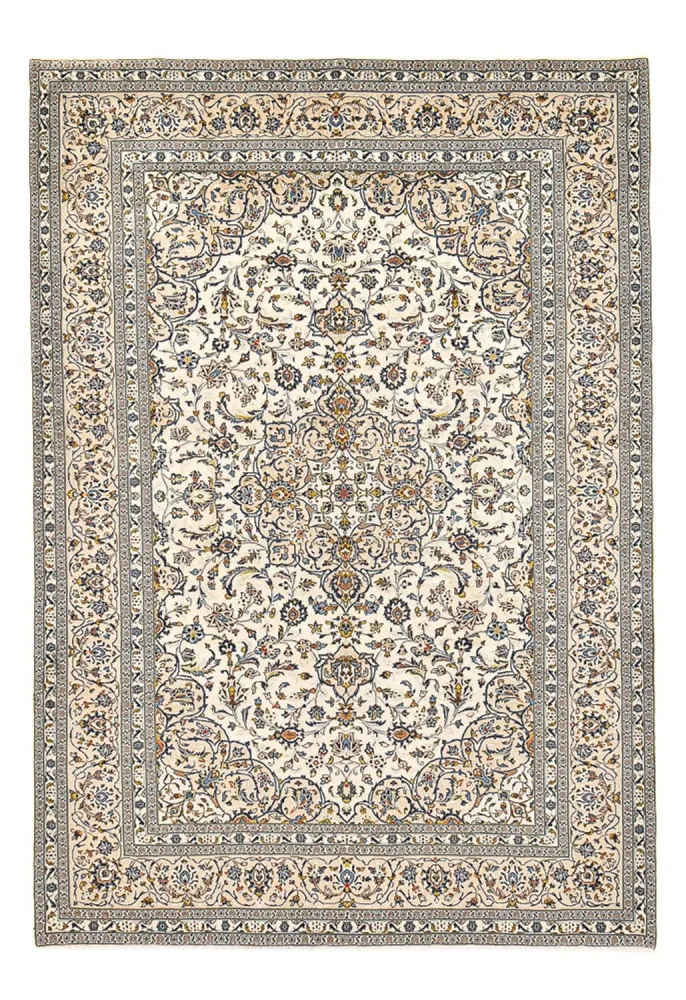 Persisk teppe - Keshan - 360 x 246 cm - lys beige
