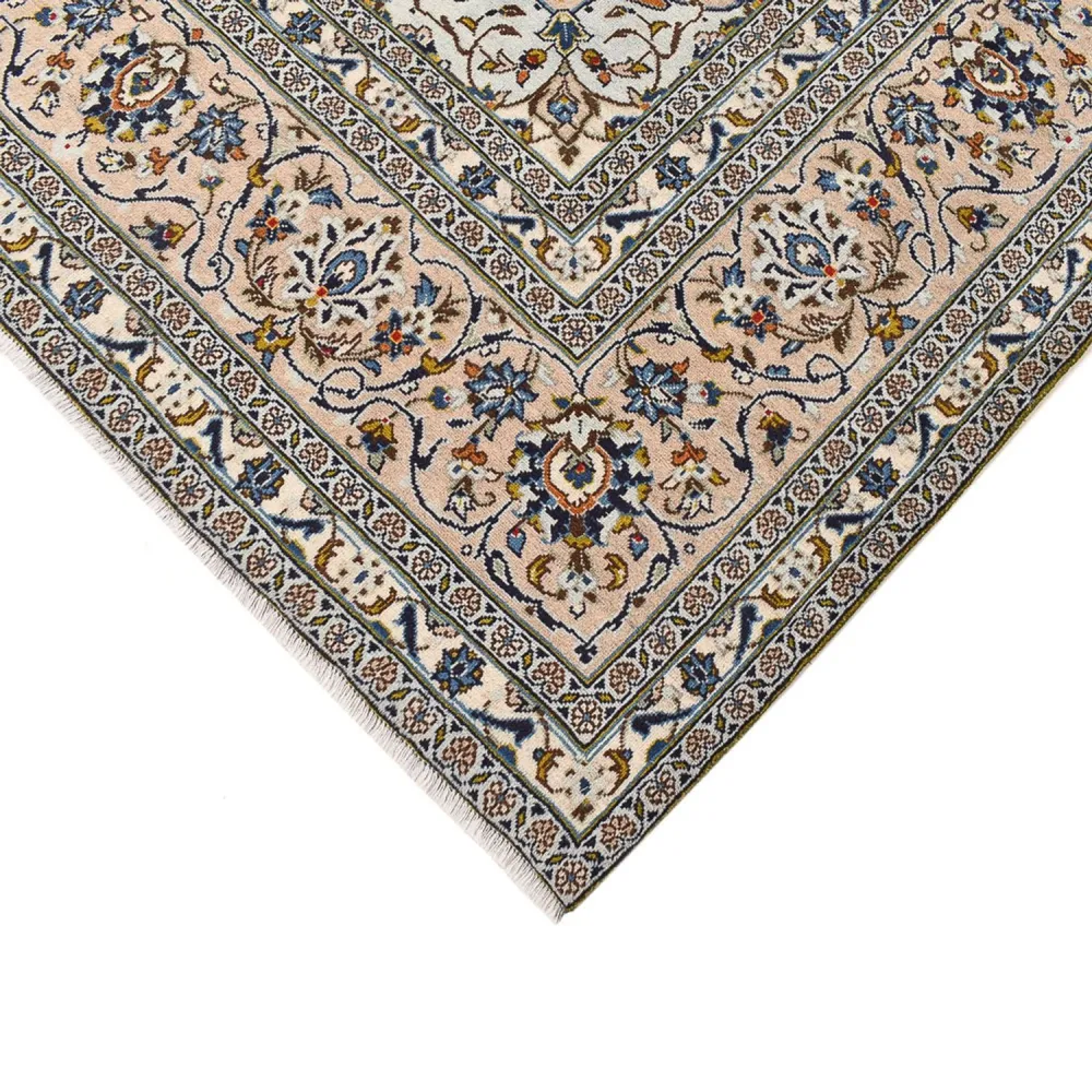 Persisk teppe - Keshan - 360 x 246 cm - lys beige