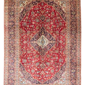 Persisk teppe - Keshan - 360 x 249 cm - rød