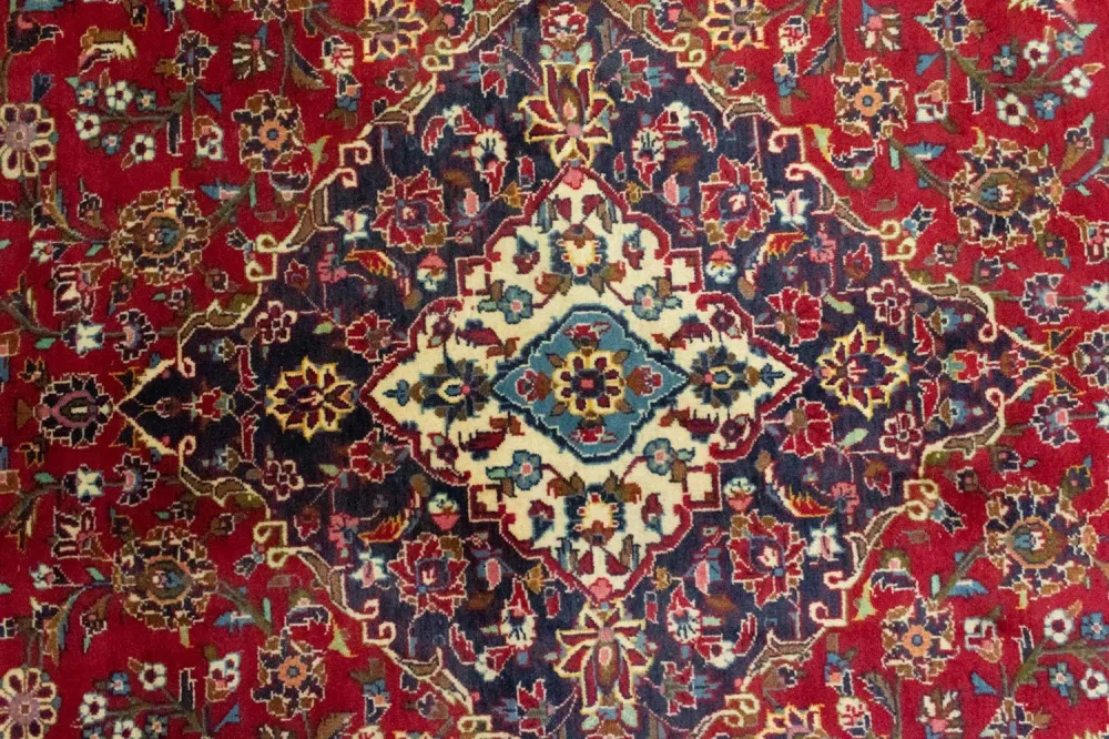 Persisk teppe - Keshan - 360 x 249 cm - rød