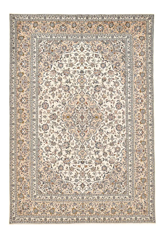 Persisk teppe - Keshan - 360 x 250 cm - lys beige