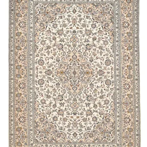 Persisk teppe - Keshan - 360 x 250 cm - lys beige