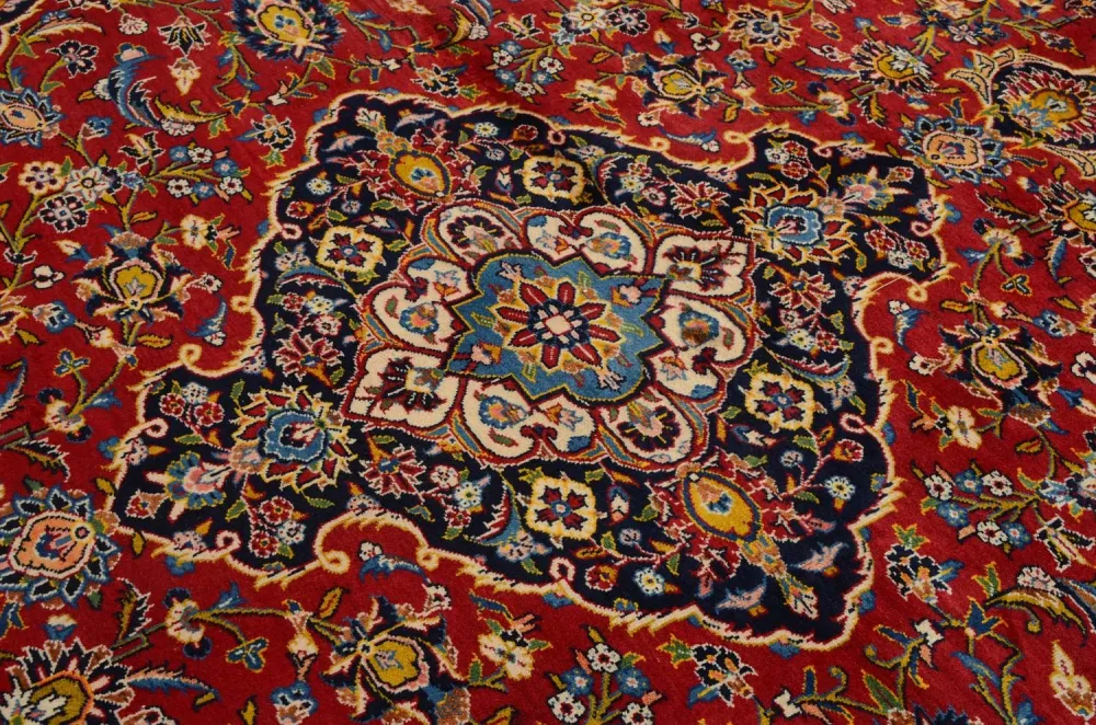 Persisk teppe - Keshan - 360 x 255 cm - rød