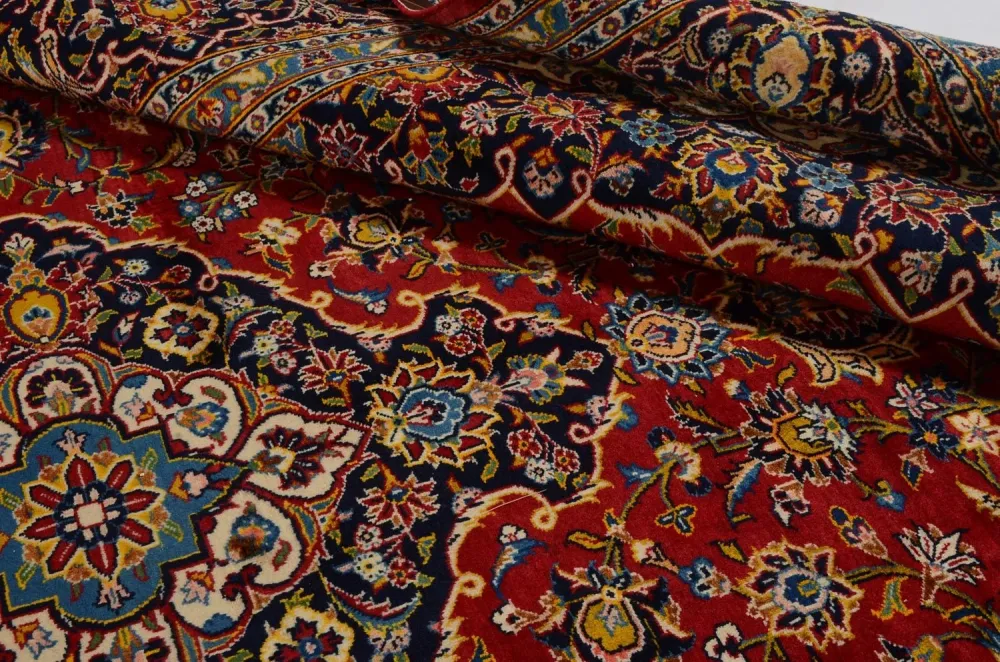 Persisk teppe - Keshan - 360 x 255 cm - rød