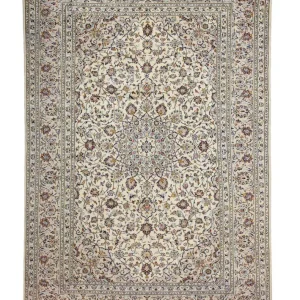Persisk teppe - Keshan - 361 x 247 cm - beige
