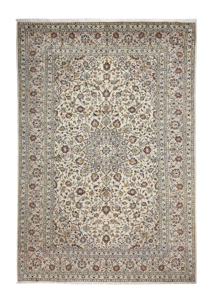 Persisk teppe - Keshan - 361 x 247 cm - beige