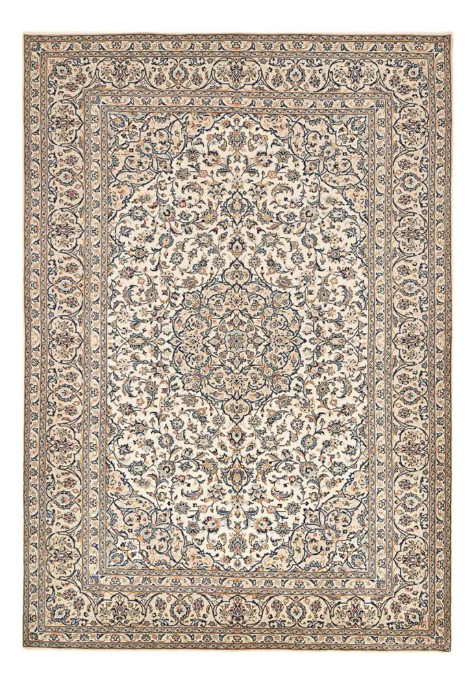 Persisk teppe - Keshan - 361 x 249 cm - mørk beige