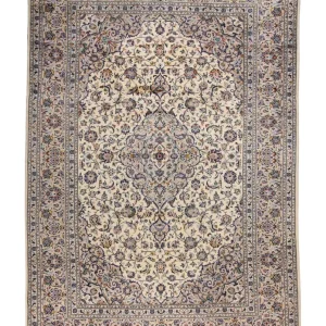 Persisk teppe - Keshan - 362 x 252 cm - beige