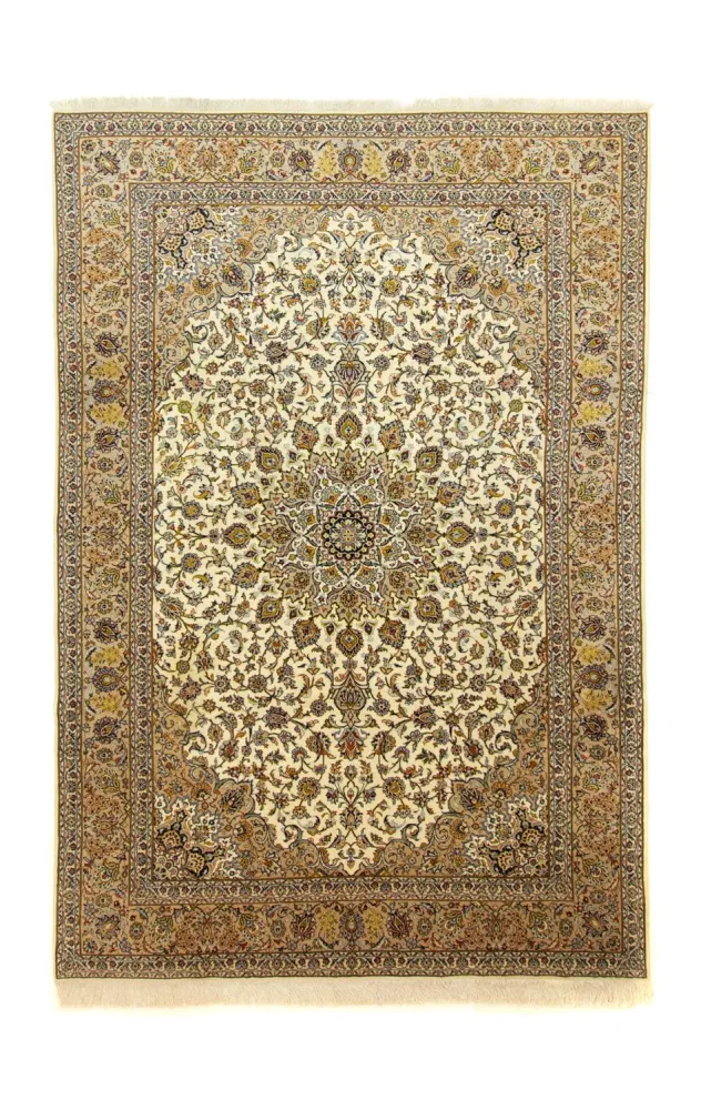Persisk teppe - Keshan - 364 x 250 cm - beige