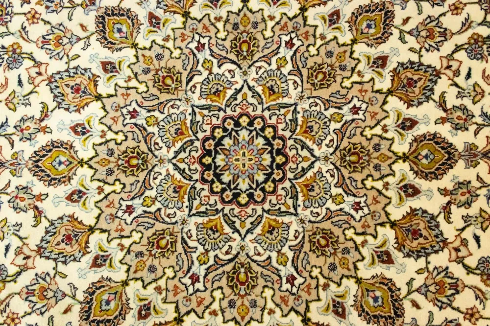 Persisk teppe - Keshan - 364 x 250 cm - beige