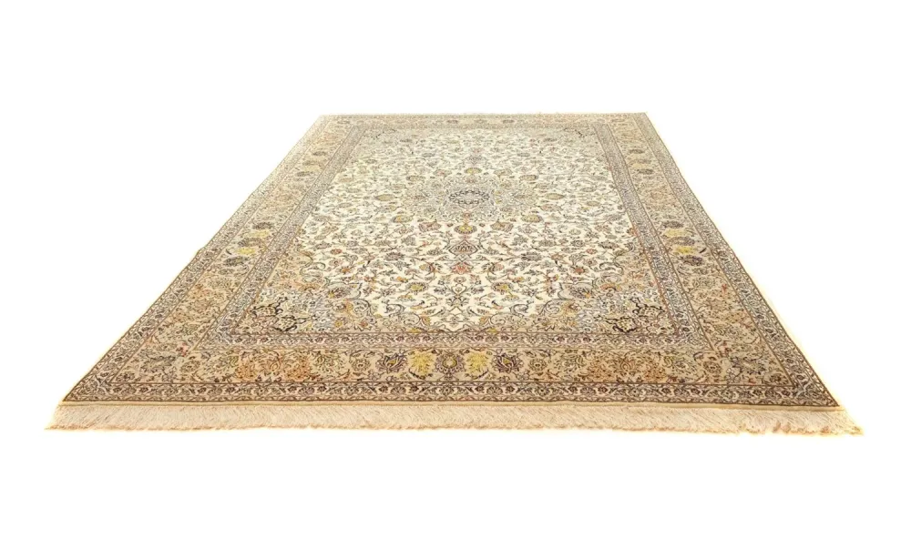 Persisk teppe - Keshan - 364 x 250 cm - beige