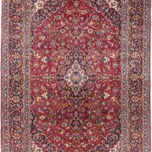 Persisk teppe - Keshan - 365 x 250 cm - rød