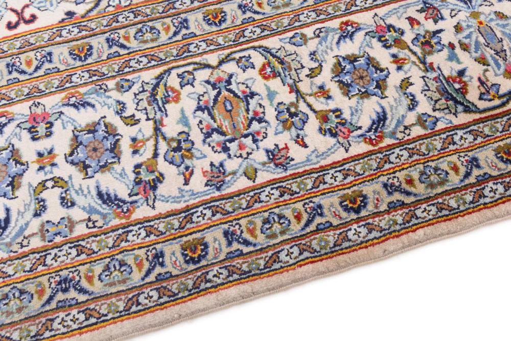 Persisk teppe - Keshan - 365 x 250 cm - krem