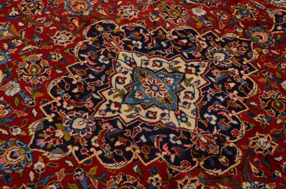 Persisk teppe - Keshan - 365 x 258 cm - rød