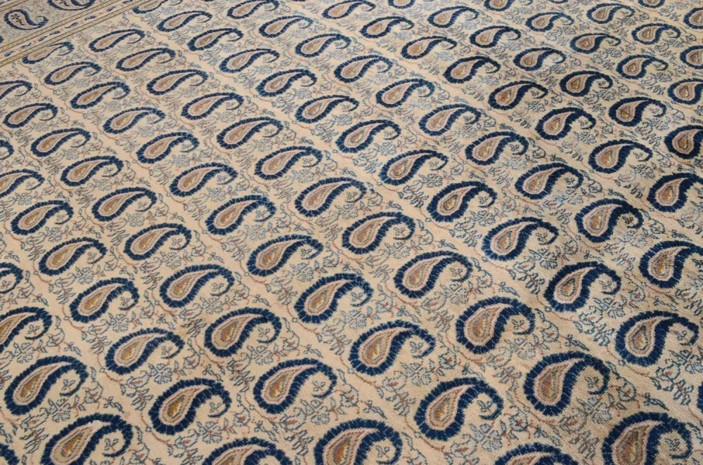 Persisk teppe - Keshan - 366 x 268 cm - beige