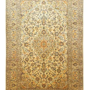 Persisk teppe - Keshan - 369 x 246 cm - beige