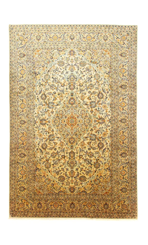 Persisk teppe - Keshan - 369 x 246 cm - beige