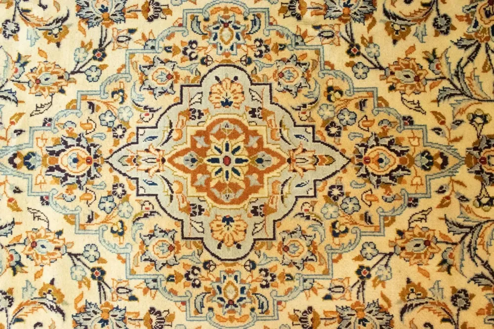 Persisk teppe - Keshan - 369 x 246 cm - beige