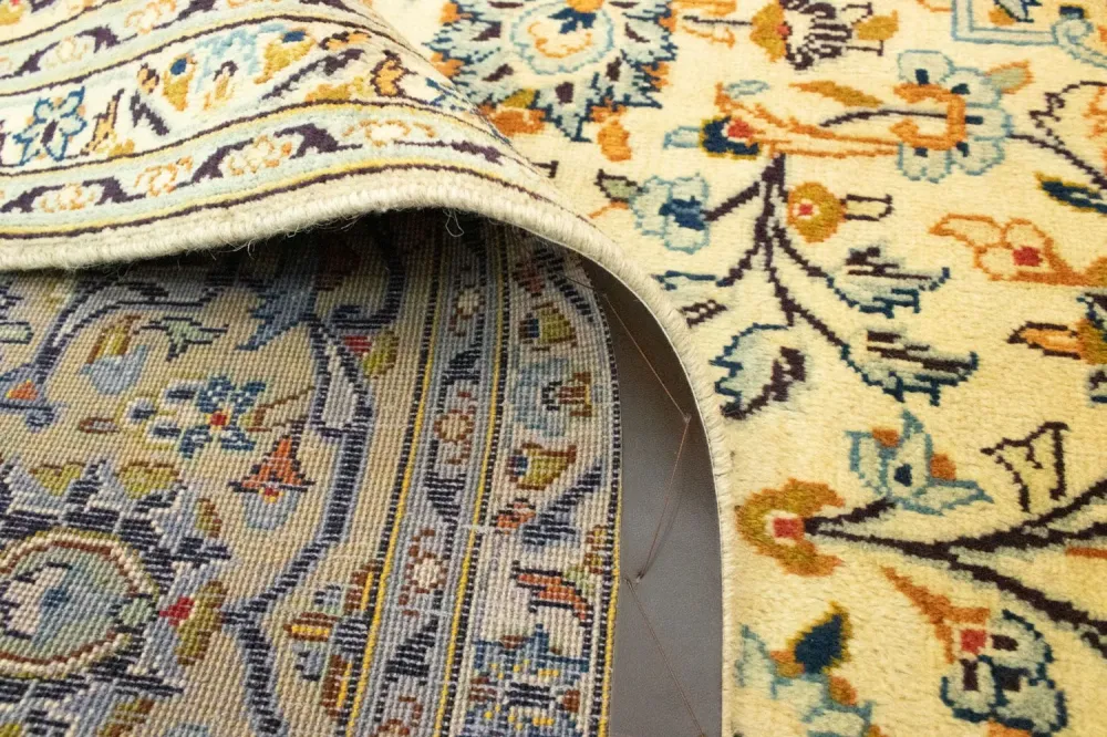 Persisk teppe - Keshan - 369 x 246 cm - beige