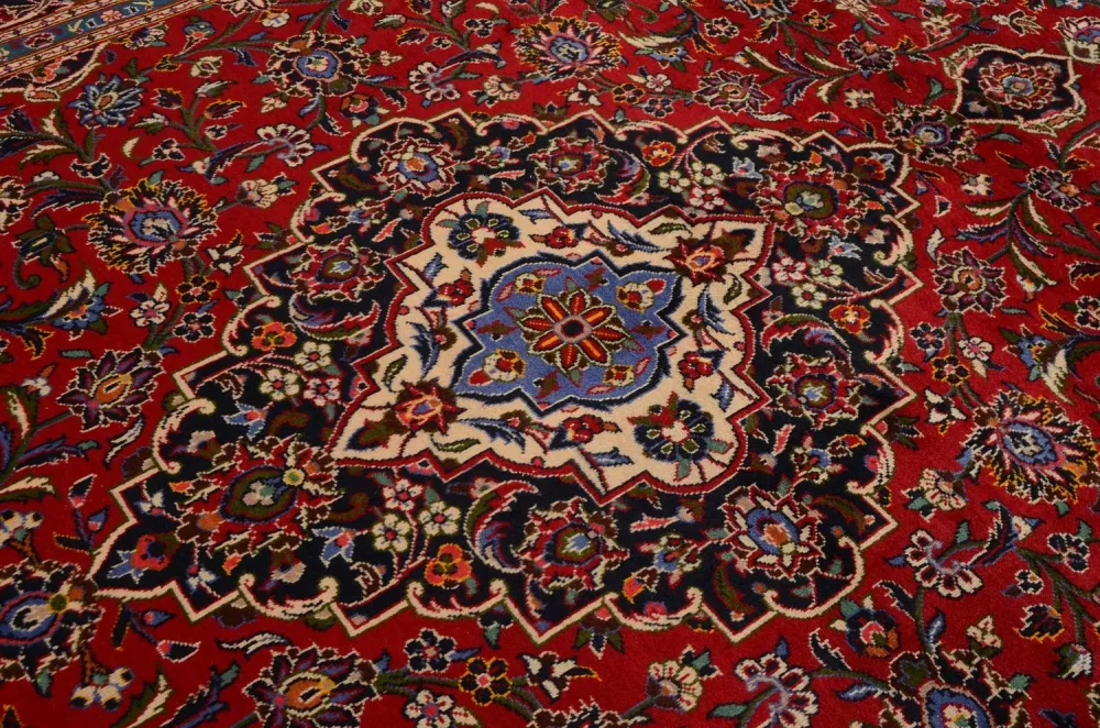 Persisk teppe - Keshan - 370 x 255 cm - rød