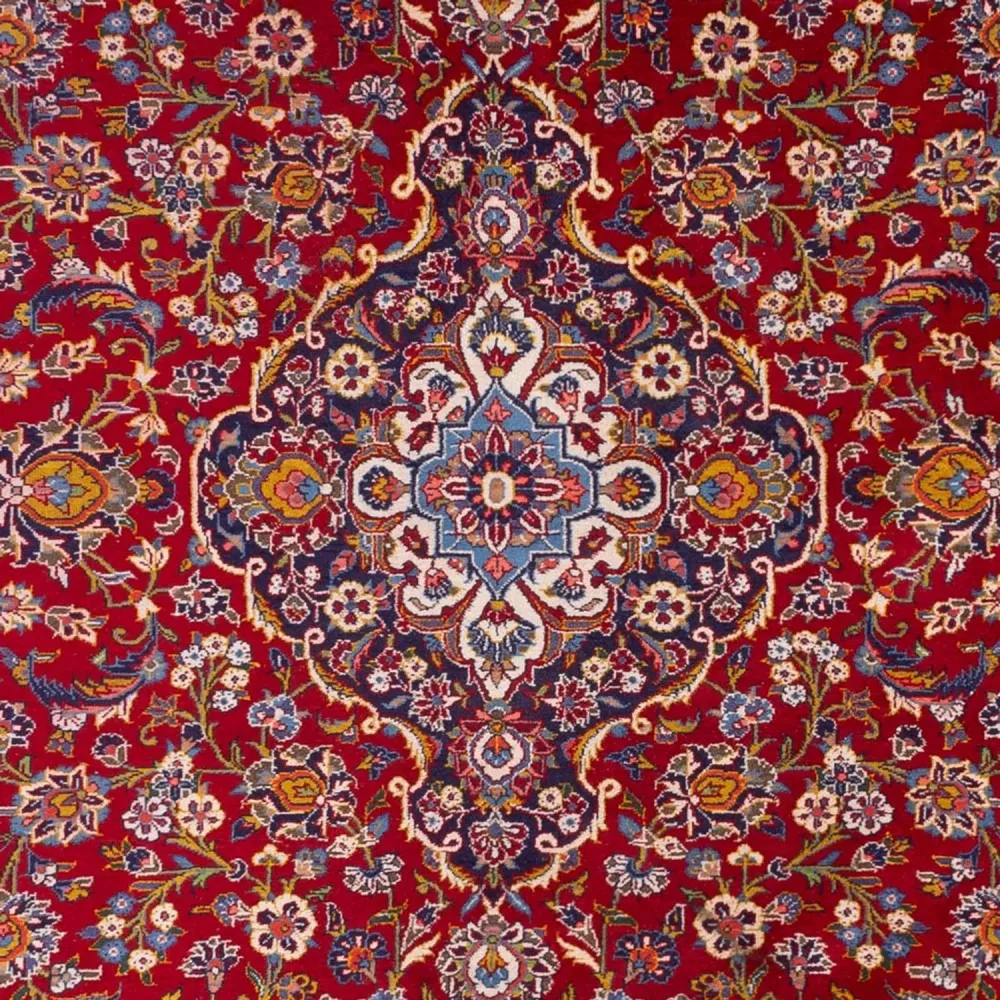 Persisk teppe - Keshan - 370 x 261 cm - rød