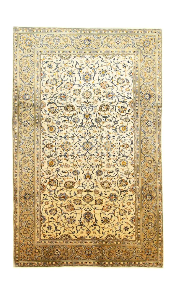 Persisk teppe - Keshan - 378 x 237 cm - beige