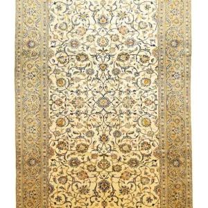 Persisk teppe - Keshan - 378 x 237 cm - beige