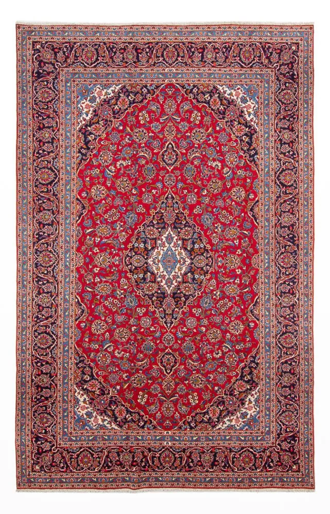 Persisk teppe - Keshan - 378 x 250 cm - rød