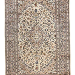 Persisk teppe - Keshan - 379 x 241 cm - beige