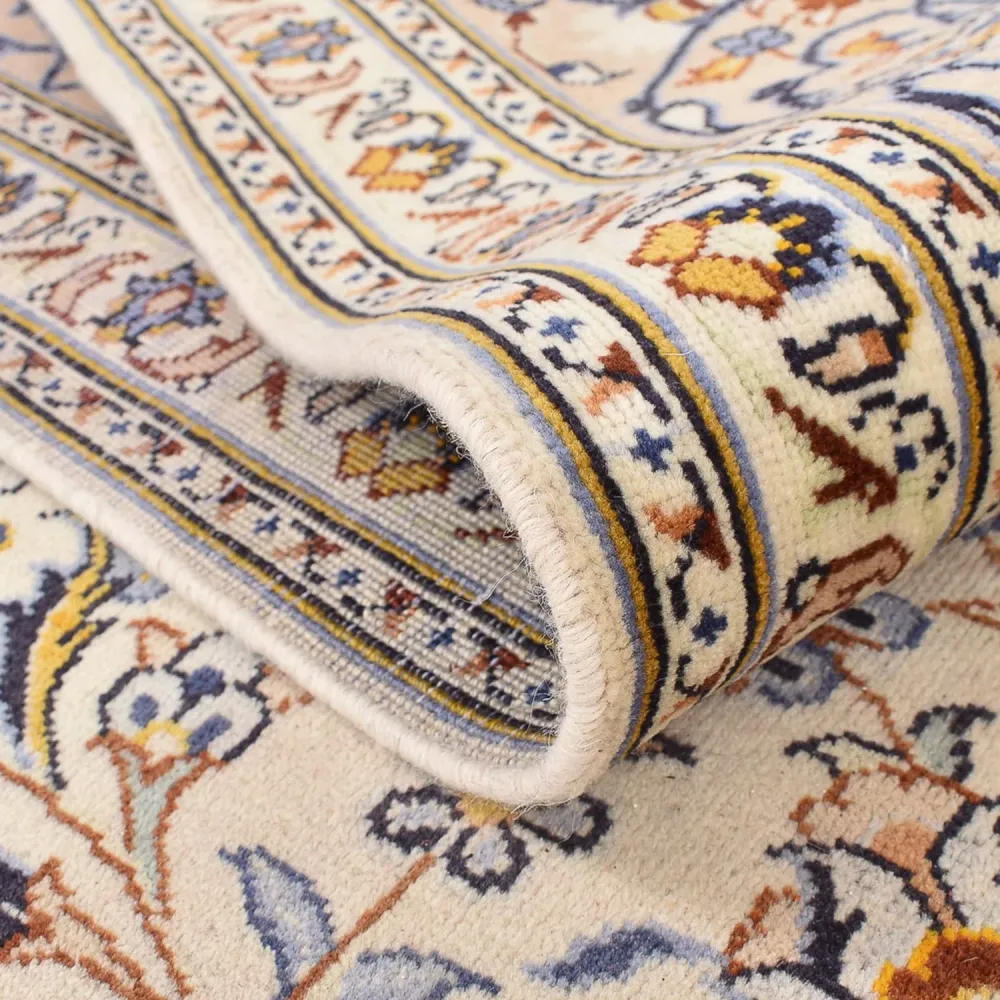 Persisk teppe - Keshan - 380 x 271 cm - lys beige