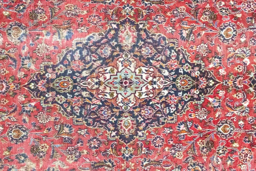 Persisk teppe - Keshan - 380 x 282 cm - rød