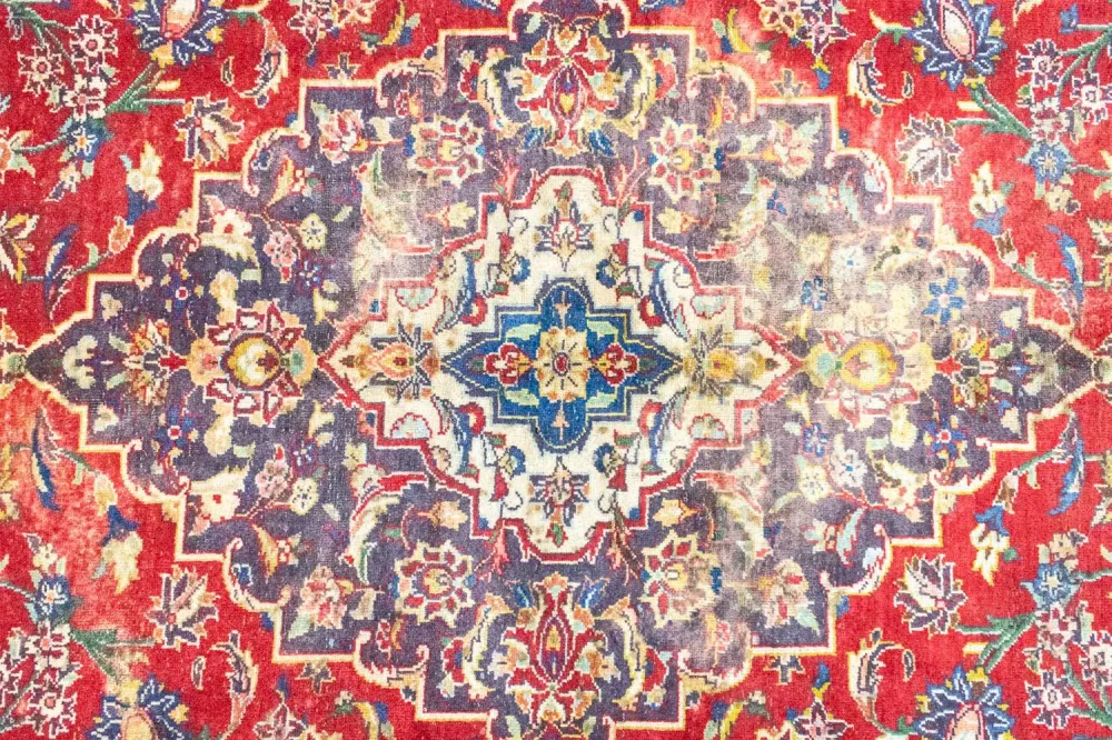 Persisk teppe - Keshan - 382 x 290 cm - rød