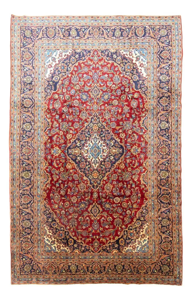 Persisk teppe - Keshan - 383 x 246 cm - rød