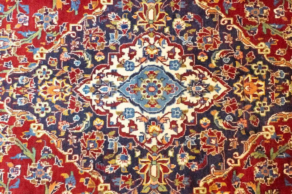 Persisk teppe - Keshan - 383 x 246 cm - rød