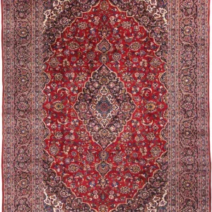 Persisk teppe - Keshan - 385 x 260 cm - rød