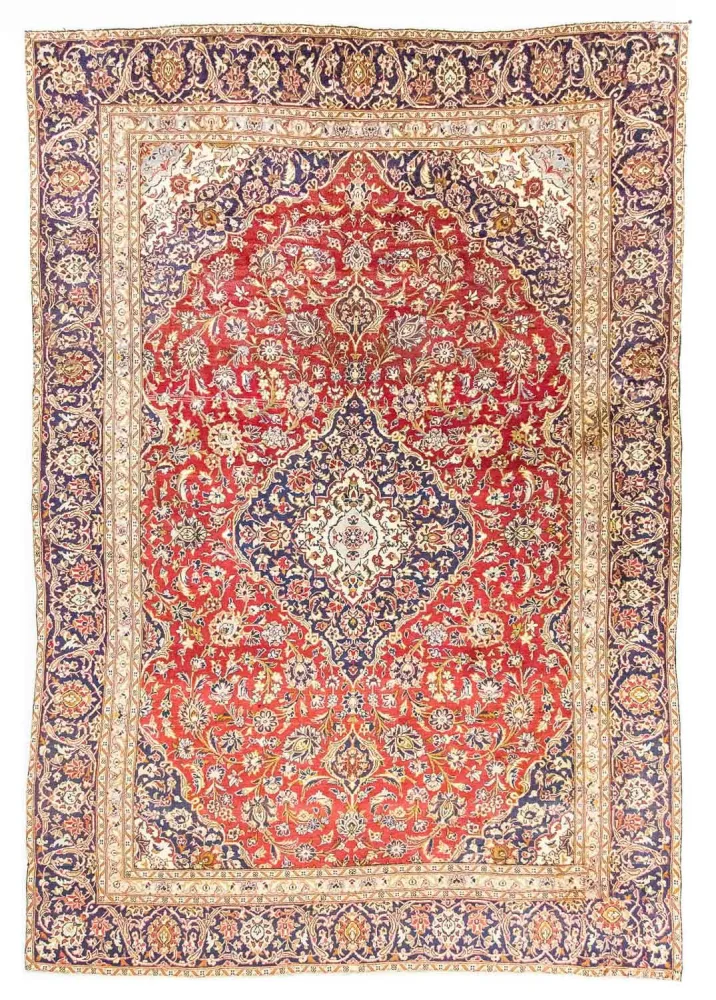 Persisk teppe - Keshan - 385 x 260 cm - rød