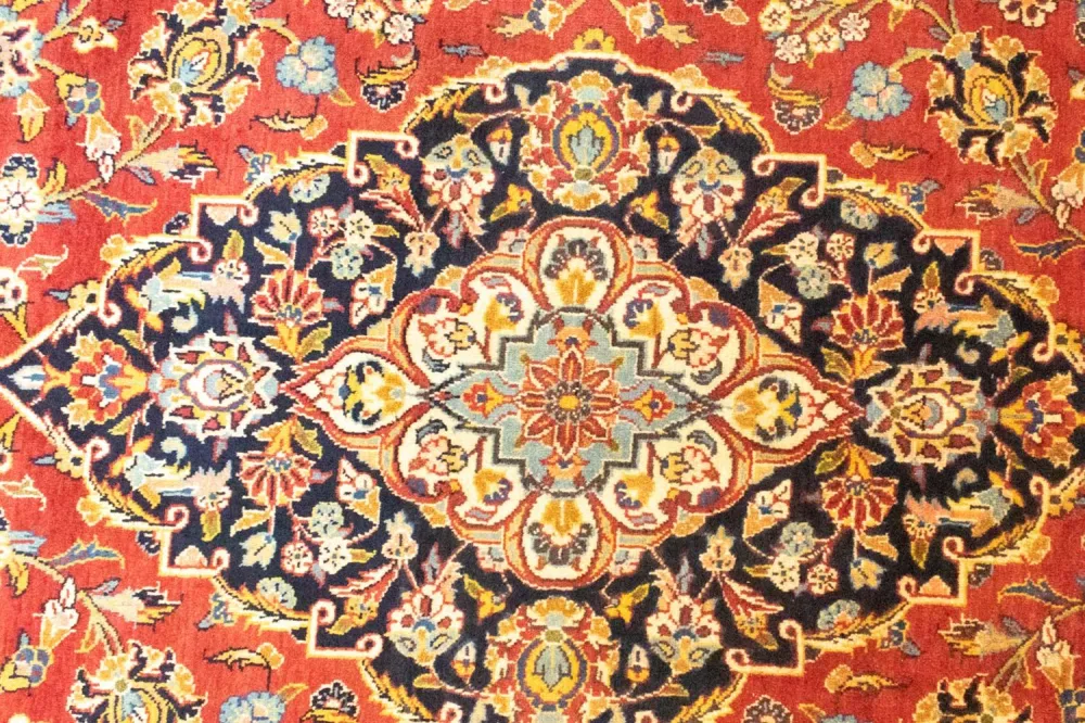 Persisk teppe - Keshan - 385 x 270 cm - oransje