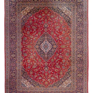Persisk teppe - Keshan - 385 x 291 cm - rød