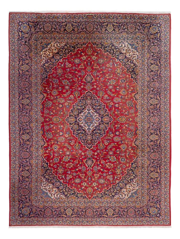 Persisk teppe - Keshan - 385 x 291 cm - rød
