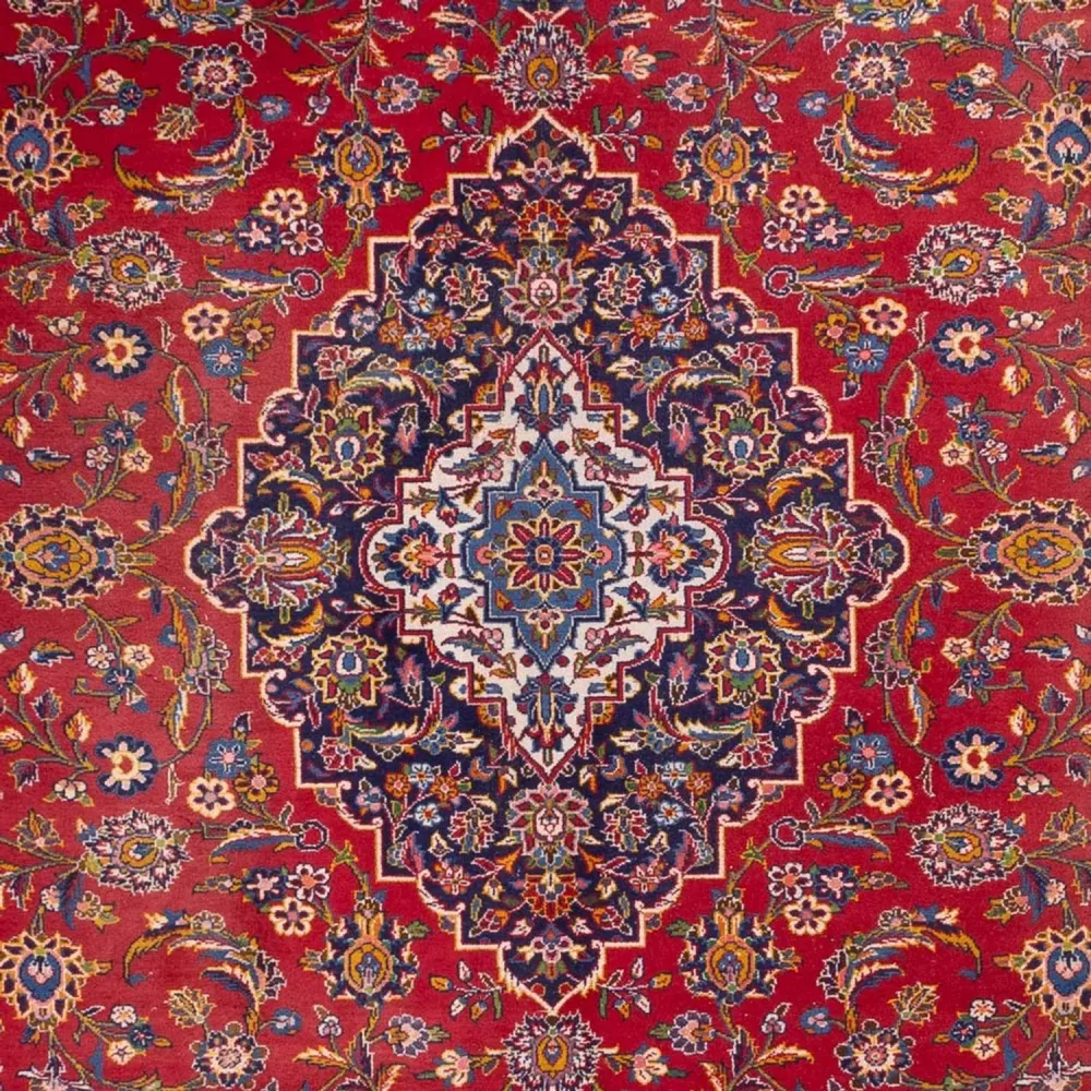 Persisk teppe - Keshan - 385 x 291 cm - rød
