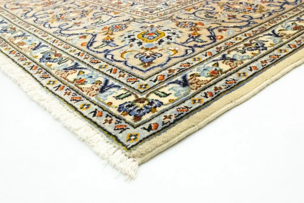 Persisk teppe - Keshan - 388 x 288 cm - beige