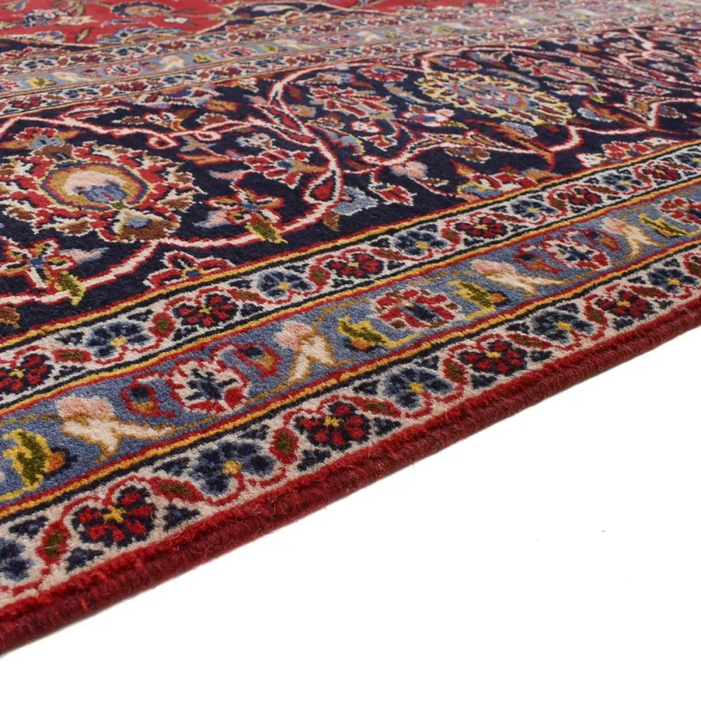 Persisk teppe - Keshan - 395 x 297 cm - rød