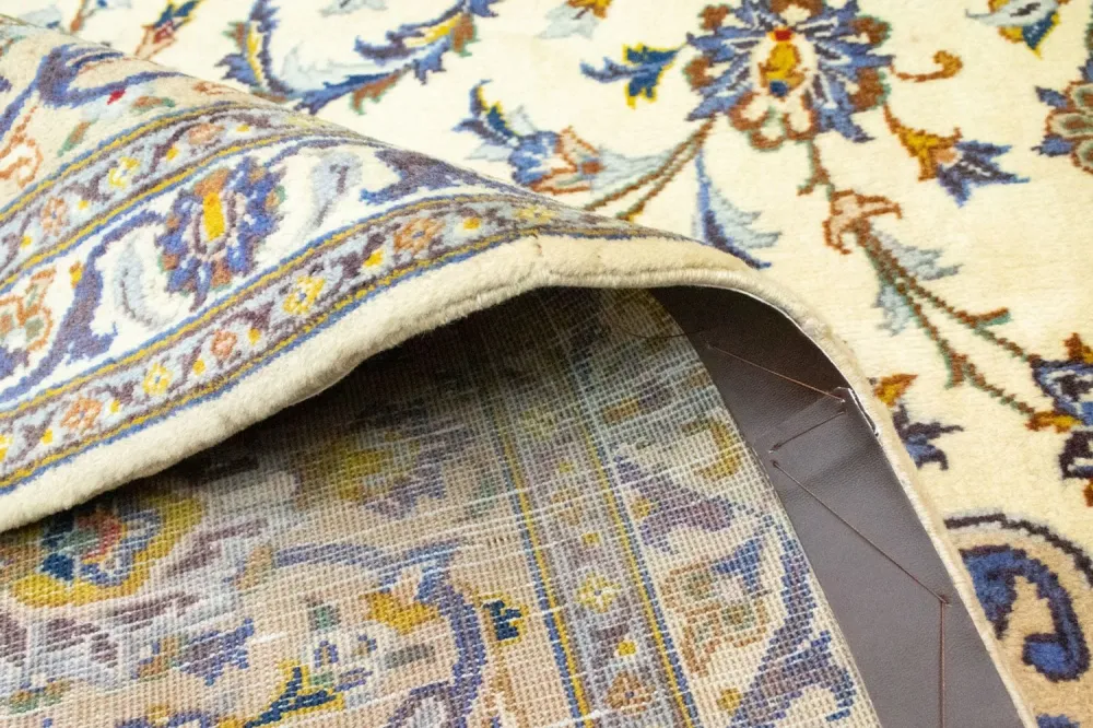 Persisk teppe - Keshan - 396 x 293 cm - beige