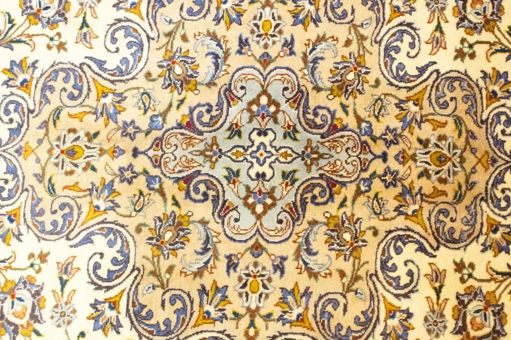 Persisk teppe - Keshan - 396 x 293 cm - beige